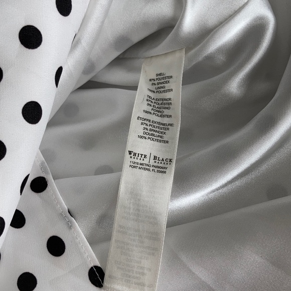 WHBM Convertible Polka Dot High Low Dress - Picture 11 of 15